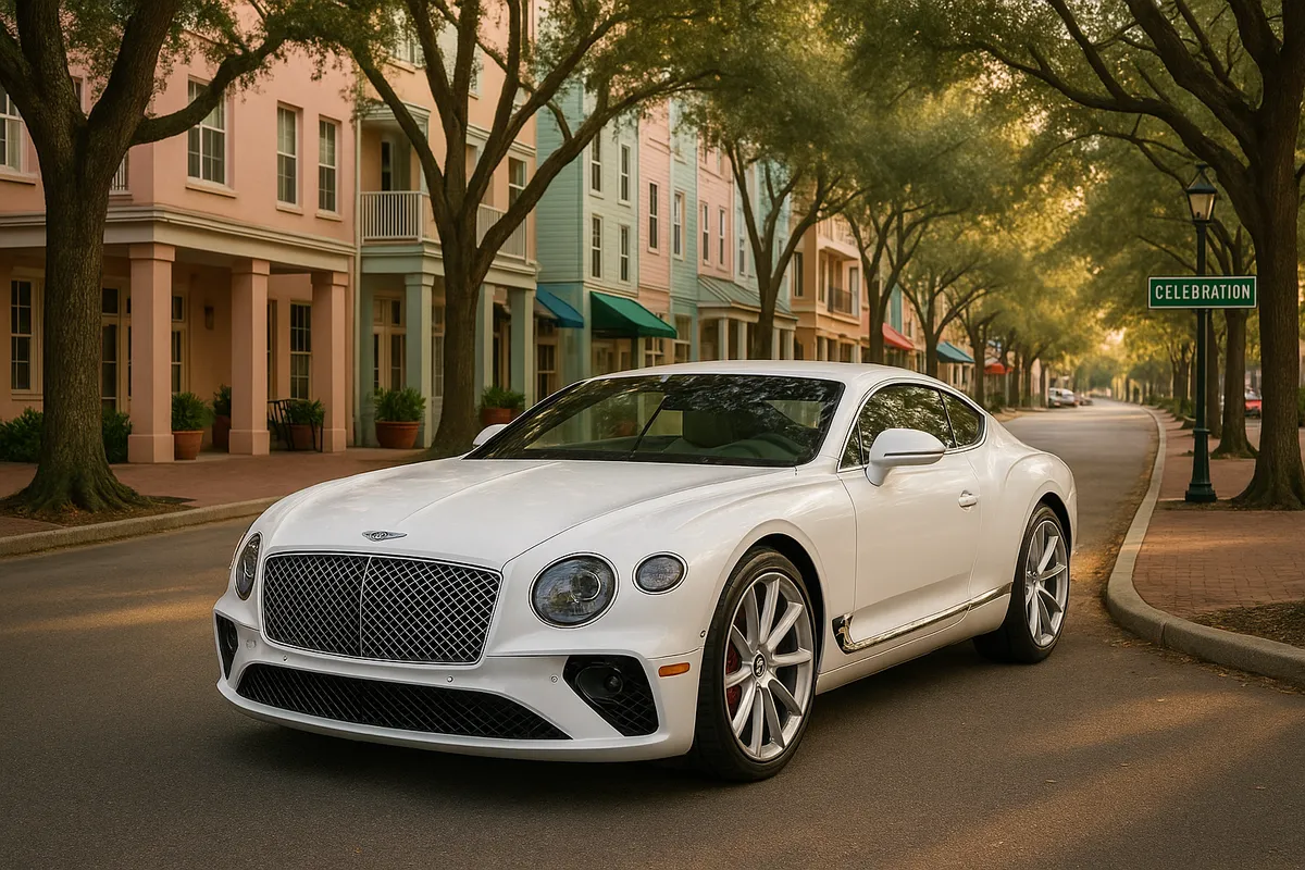 Exotic Car Rental Celebration Florida: Disney's Charming Town Meets Supercar Thrills