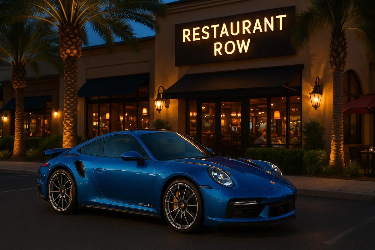 Luxury Car Rental Dr Phillips Orlando: Restaurant Row & Beyond
